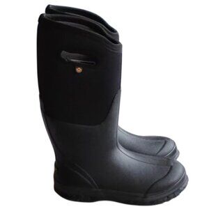 Bogs Neo-Tech Classic High Boots 8 Black Waterproof Slip-Resistant Rubber